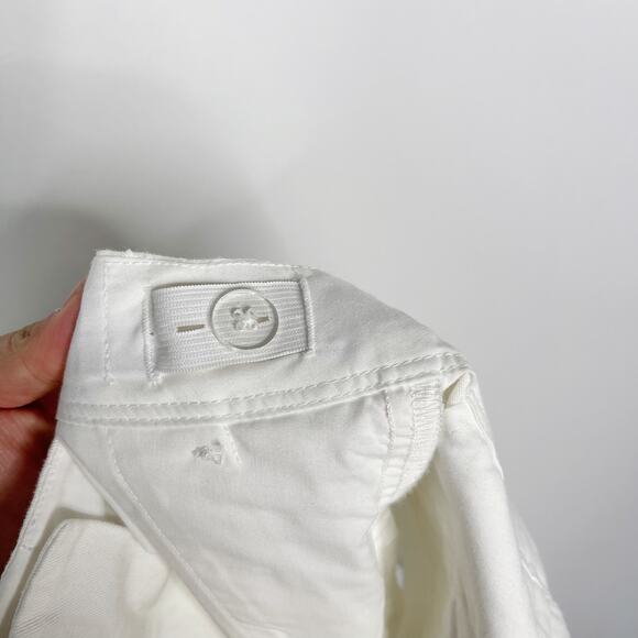 J Crew Crewcuts Girls 14 Set of 2 White Everyday Chino Shorts Cotton Adjustable - Picture 13 of 15